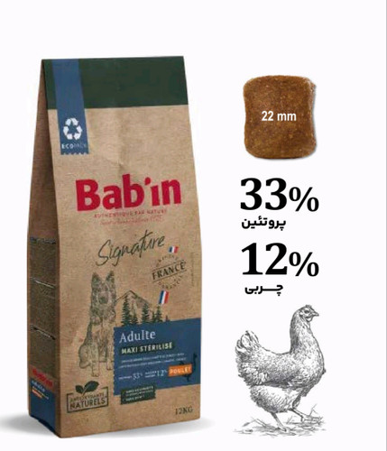 غذای سگ عقیم شده Babin