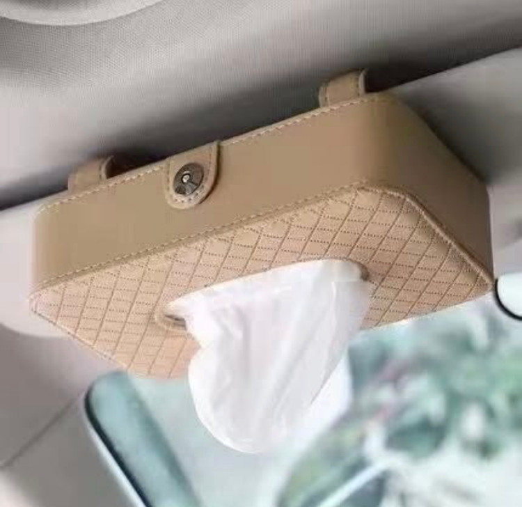 جای دستمال کاغذی چرب همراه با جای عینک آفتابی